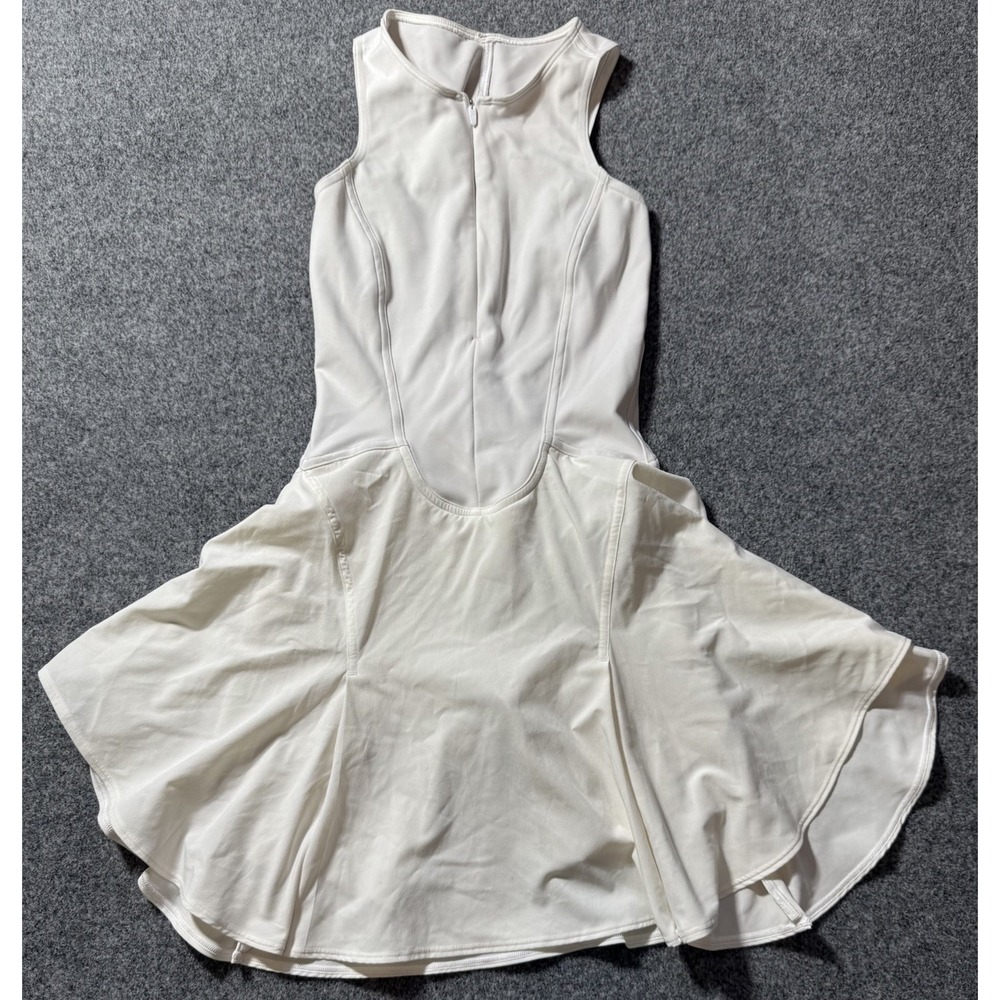 Lululemon Everlux Short-Lined Tennis‎ Tank Top Dress White Size 0 W1DTFS